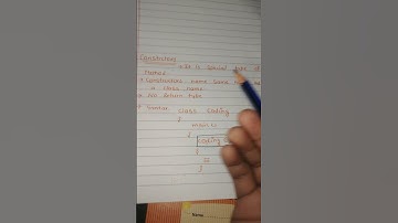 What is Constructors in Java programming  #shorts