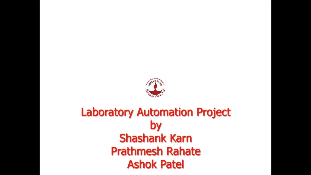 Low cost solution for Laboratory Automation Project
