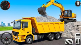 City Road Construction Simulator 3D 🚧 | Heavy Excavator & Truck (Android Gameplay) screenshot 4