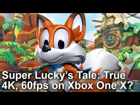 Video: Super Lucky's Tale Raggiunge 4K 60fps Su Xbox One X