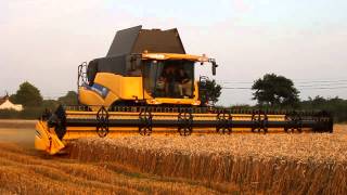 Tracked New Holland CR9090 on Demo