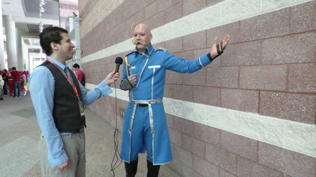 Steven as Major Alex Louis Armstrong Cosplay Interview AnimeNext 2016