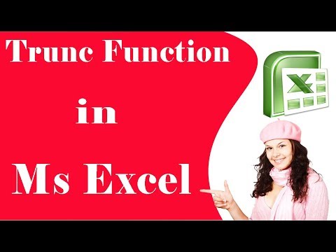 Trunc Function in Excel in Urdu Hindi Tutorial Part 23