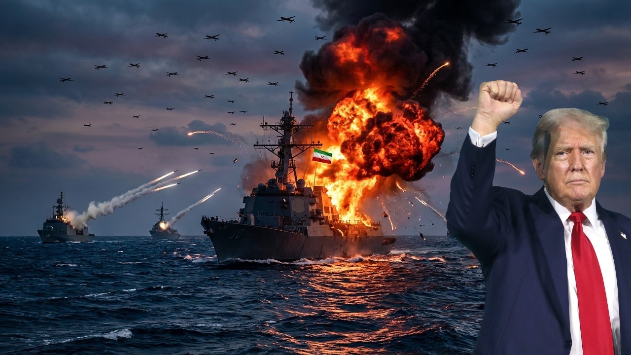 Iran pran anpil frap, Etazini Kraze 17 Bato Degè avek 1 Soumaren, 1,045 Iranyen Mouri Jiskaprezan