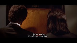 Pulp Fiction - It's not a date, it's definitely not a date - HD WITH ENGLISH SUBTITLES