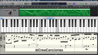 Playing Piano 1 with Logic Pro X tutorial @CreaCanciones