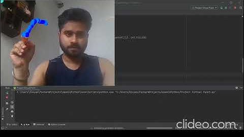 virtual paint by opencv
