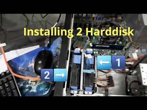 How to install 2 hard disk in one PC or Connect second Hard disk on PC in urdu/hindi