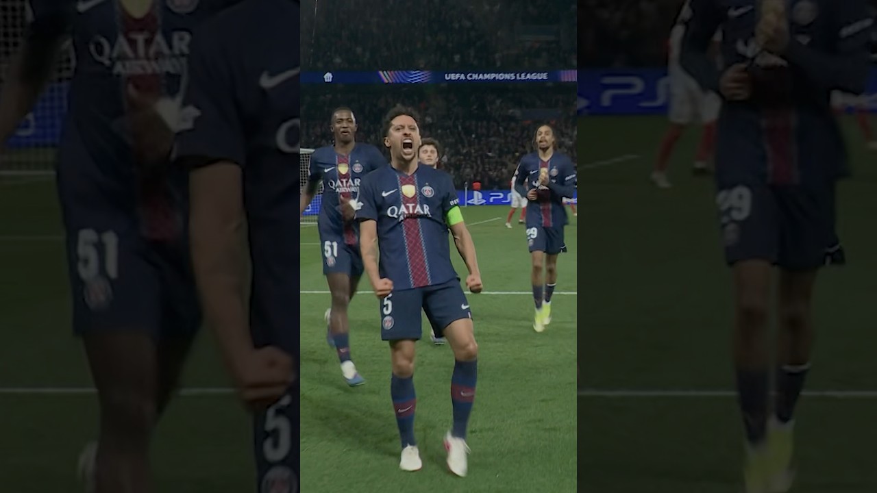 Doué’s assist to Marquinhos 🥵😮‍💨 #UCL #ChampionsLeague #PSG #Marquinhos #Doué