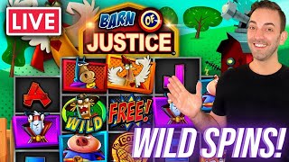LIVE 🐮 BRAND NEW Barn of Justice Slot & 50,000SC Scratchers! screenshot 2
