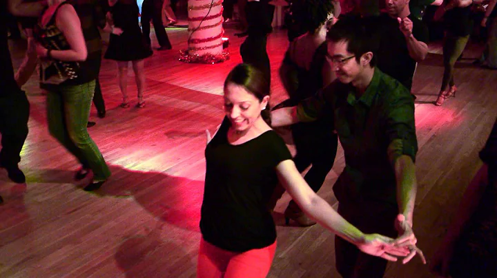 Jennifer Geyer & Todd Chen at LVG Salsa Year End 2...