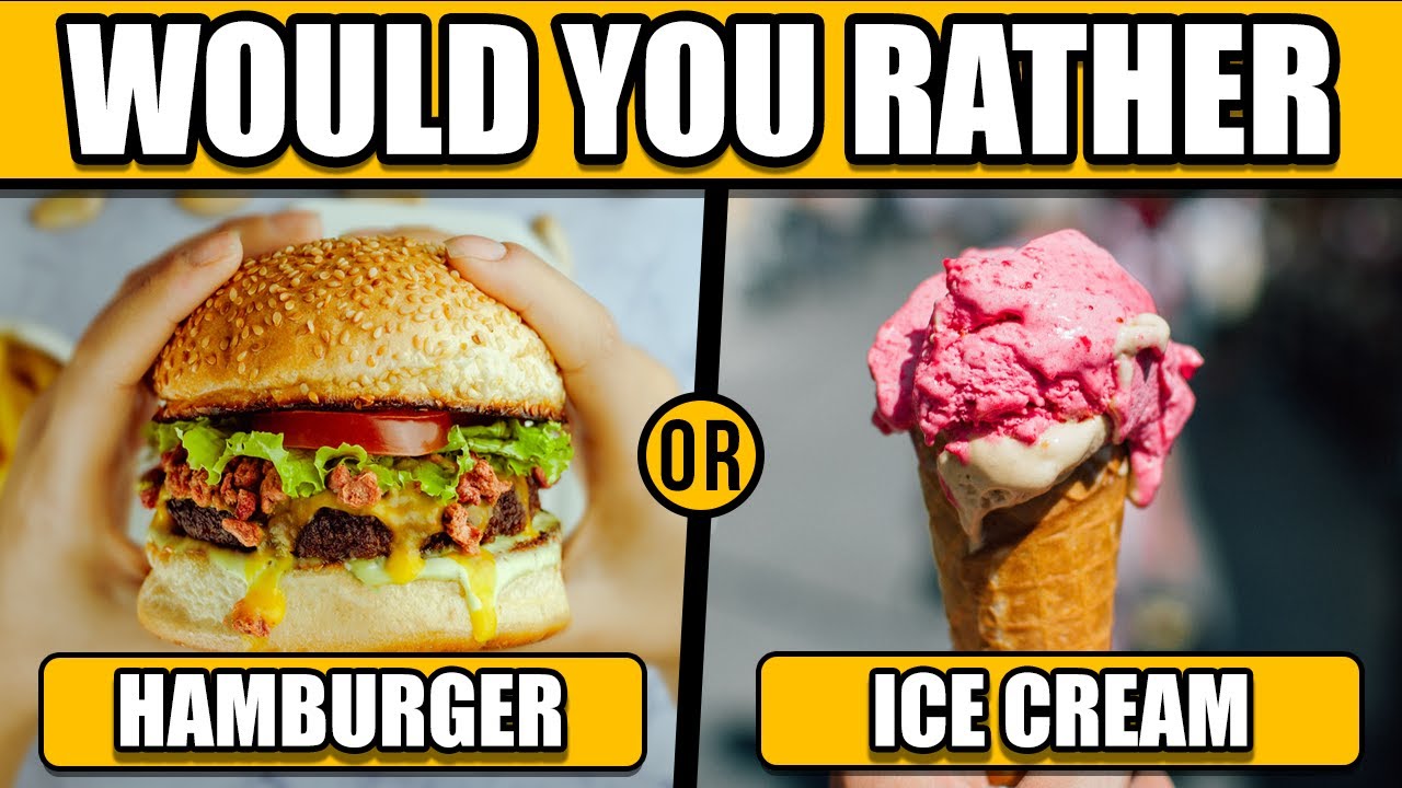 Would You Rather? Savory Vs Sweet Edition 🥨🍫 YouTube