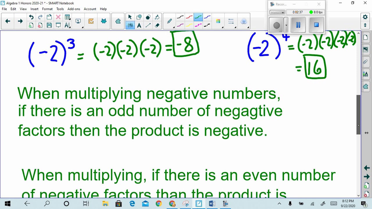 Multiply And Divide Real Numbers