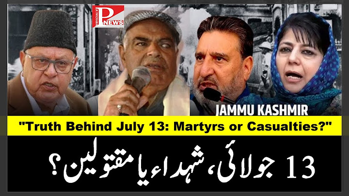 Big Debate: 13th July, 1931- A Day of Sacrifice or Controversy?