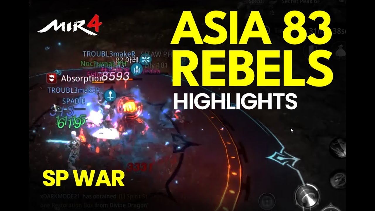 7 VS ??? - MIR4 SP WAR | MIR4 Clan War | ASIA 83 Rebels