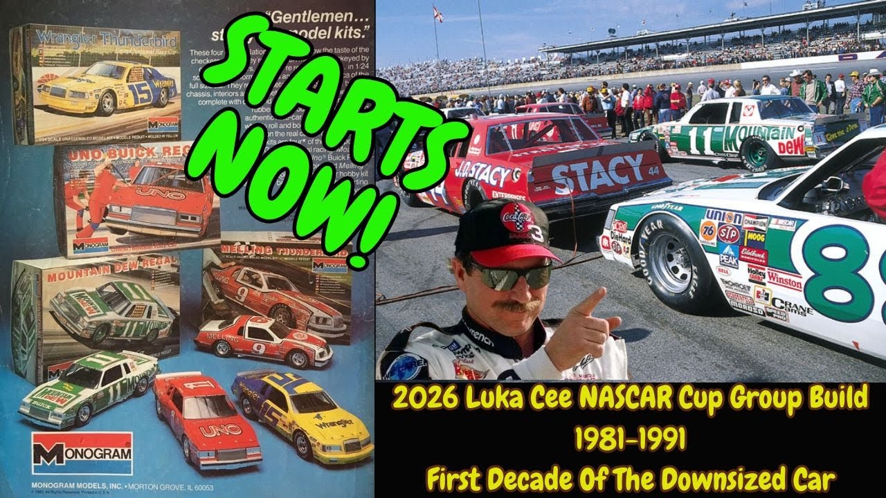 1980's NASCAR Race Car Model Group Build ( The Bill Coulter Tribute Build Pt 1) Ep.470