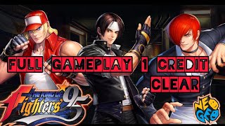 The King of Fighters 95 - NeoGeo - Full Gameplay 1 Credit Clear -