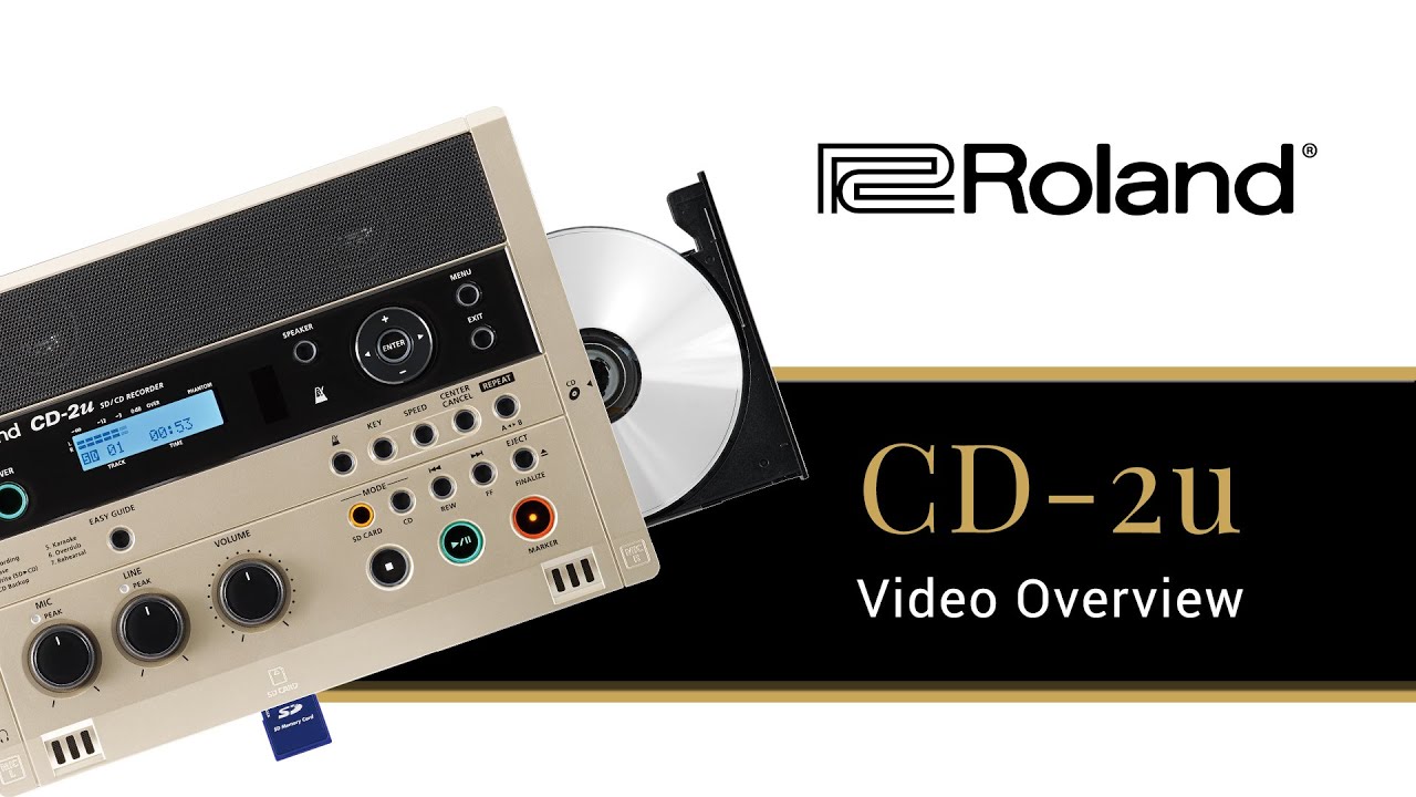 Roland CD-2i SD CD Recorder | PMTVUK - YouTube