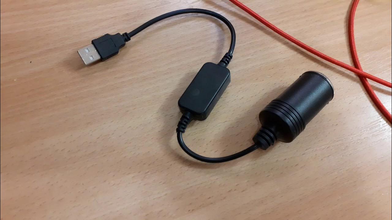 Преобразователь 5-12 вольт 1А с ЮСБ на гнездо автомобильного ...