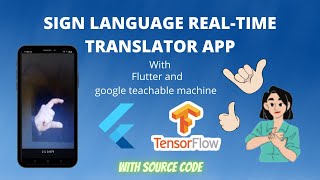 Indian sign language recognition using machine learning | real time sign language app using fluttter screenshot 5