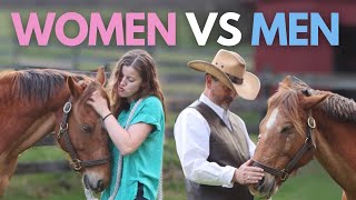 Women VS Men Equestrians (funny )