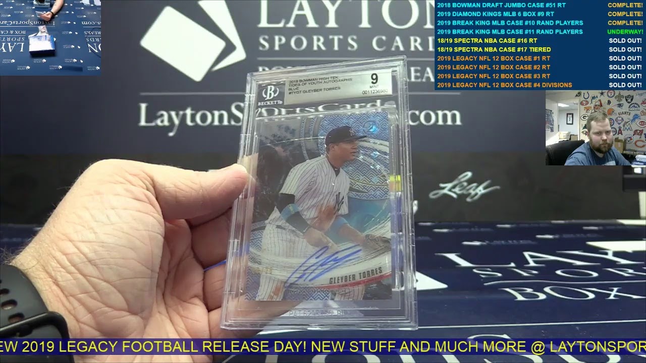 Layton Sports Cards Live! YouTube
