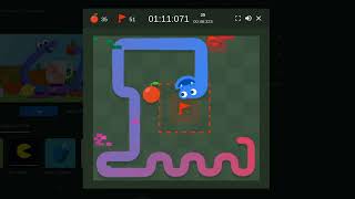 First Sub 2 minute Google Snake Mine Mode World Record!! [1:57] (Slow, Small, 1 Fruit, 50)