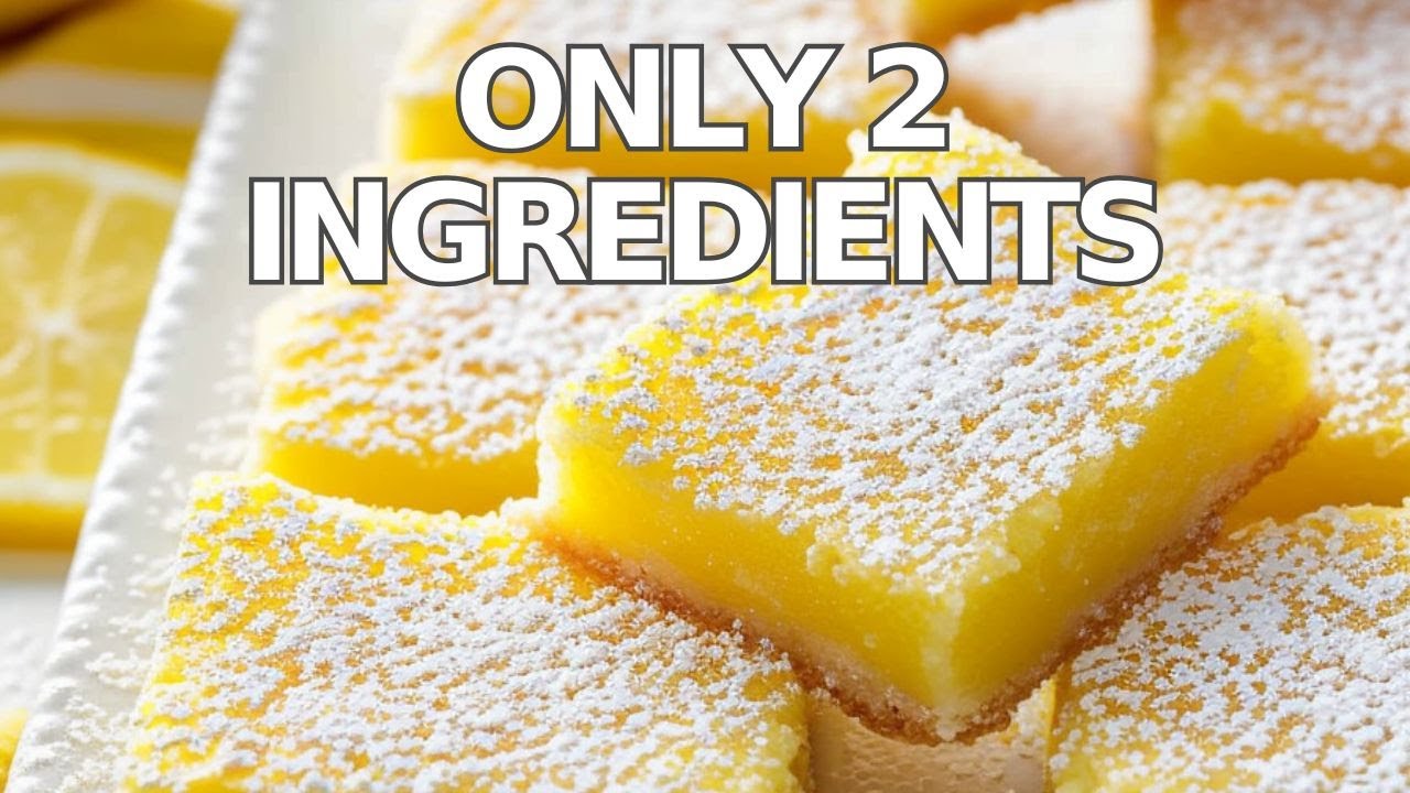 Ridiculously Simple | 2 Ingredient Lemon Bars