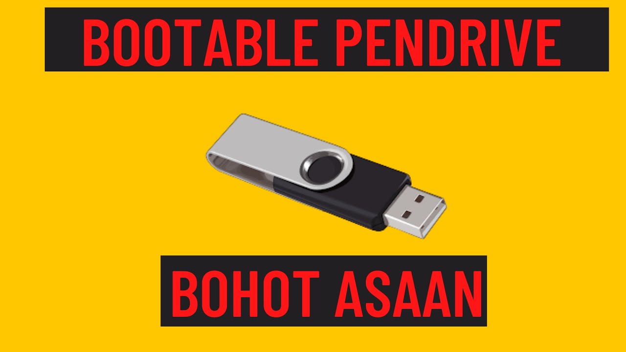 How to create bootable pendrive | Easiest Method | Thoda Zada Tech | TZT