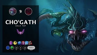 Cho'Gath Top vs Ornn - EUW Master Patch 12.16