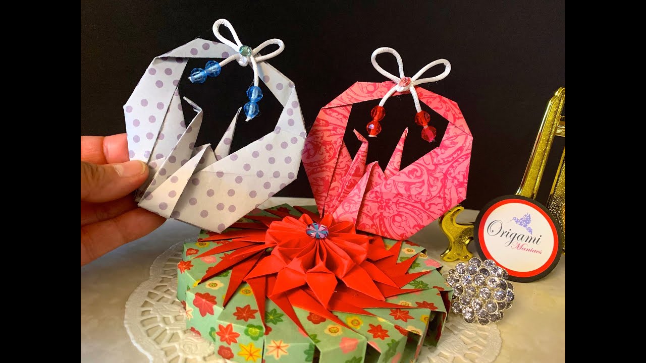 Origami Maniacs 443: Crane Ring and Spread Your Wings Crane