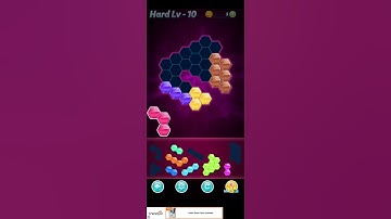 Block! Hexa Puzzle~HexaMage A block 9 to 11 levels~ level-10