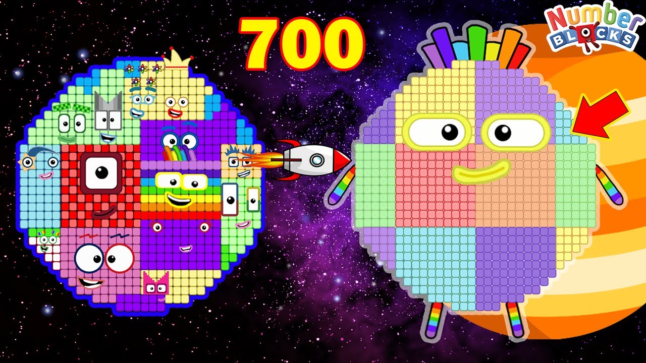 BUILD NUMBERBLOCKS 700 NEW FANMADE - YouTube