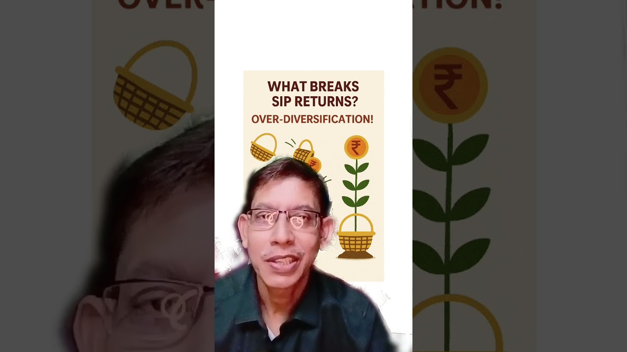 What breaks SIP returns?Not themarket.NotimingOver-diversification Too many funds dilute performance
