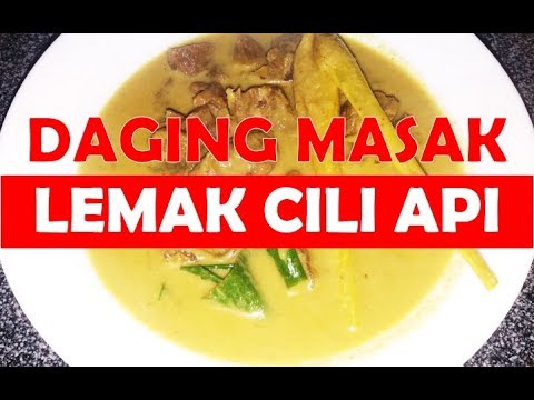 Resepi Daging Masak Lemak Cili Api Negeri Sembilan - Vegetarian Food