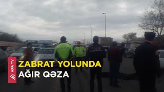 Bakıda avtobus 2 piyadanı vurub öldürdü – APA TV Resimi