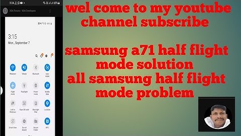 #Samsung #a71 half flight mode solution #samsung all half flight mode soultion