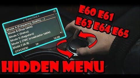 iDrive Secret Menu That BMW Is Hiding From You!?