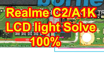 Realme C2/Oppo A1k Lcd Light Problems Solved 100% step by step done