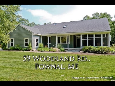 59 Woodland Rd., Pownal, ME home video tour