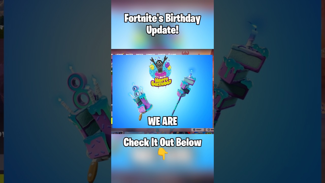 Fortnite's Birthday Update!