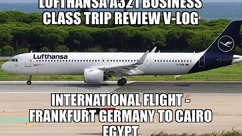 Trip Review - Lufthansa Business Class A321neo from Frankfurt Germany to Cairo Egypt - One Problem!