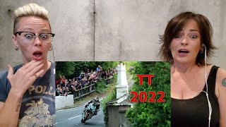 American Couple Reacts: ISLE OF MAN TT RACE 2022: FIRST REACTION SEEING THE RACE! This was CRAZY!!!