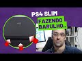 PlayStation 4 SLIM pronto após limpeza geral e troca da pasta térmica