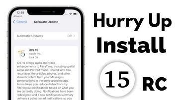 Apple Released New iOS 15 RC - How To Get New iOS 15 RC -Install iOS 15 official On iPhone & iPad
