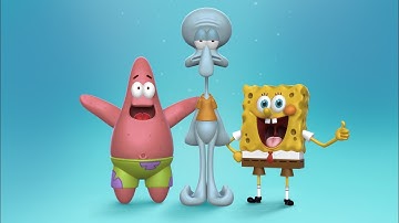 Zbrush sculpture of SpongeBob SquarePants | turnable of my childhood memorie 3