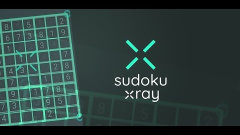 Sudoku X Ray Landscape