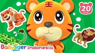 Lagu Tebak Binatang | Lagu Hewan & Lagu Anak | Kartun & Video Anak | BabyTiger Bayi Harimau