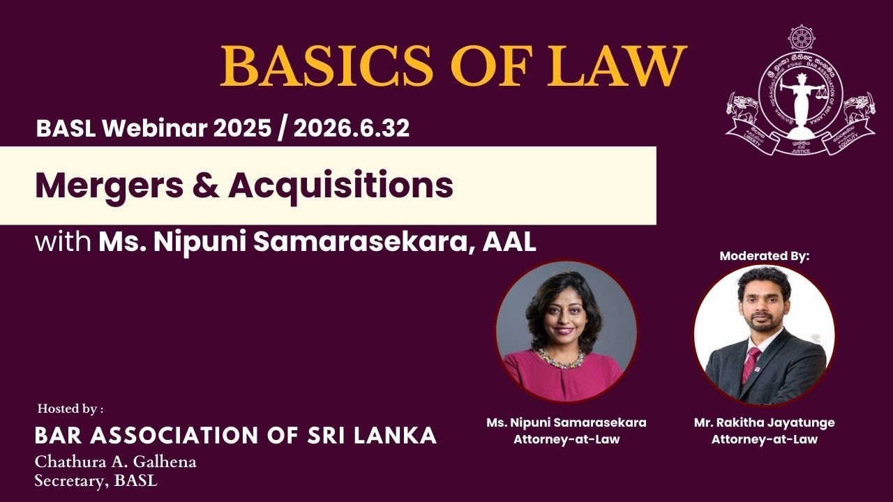 Basics of Law: Mergers & Acquisitions
