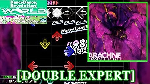 【DDR GP(WORLD)】 ARACHNE / MAX MAXIMIZER [DOUBLE EXPERT] 譜面確認+Clap